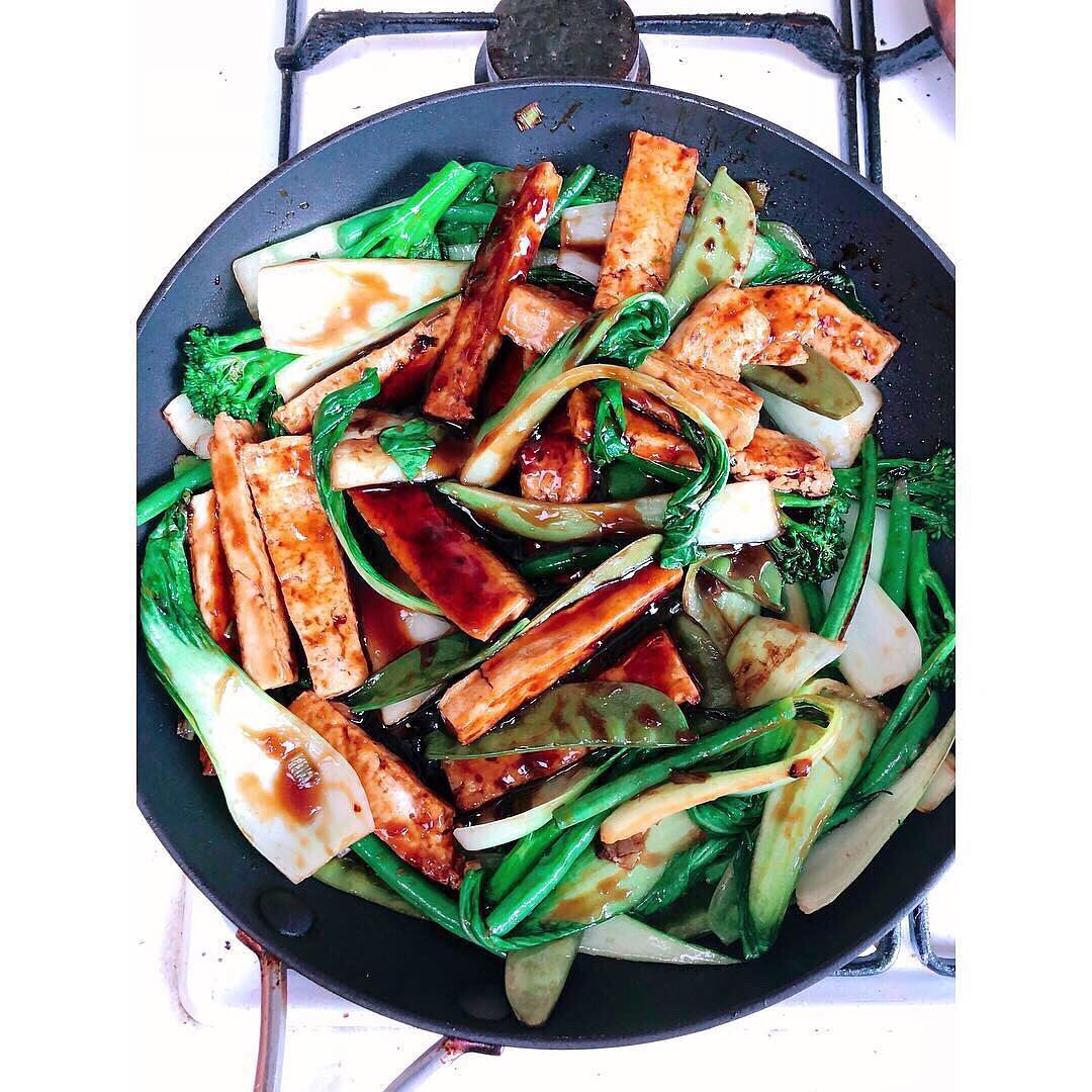 Sharing My Tofu Teryaki Stirfry