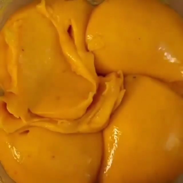 Vegan Mango Fruit Fluff Dessert