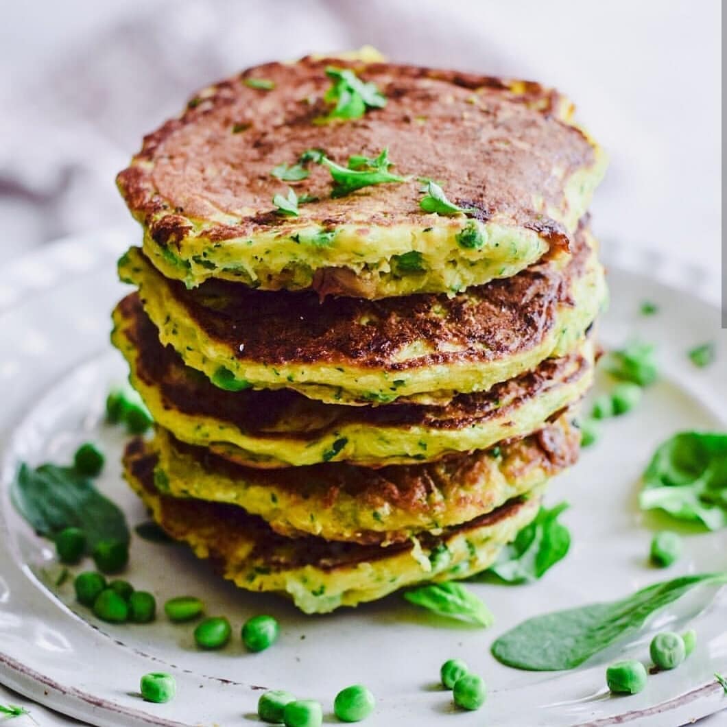 Zucchini Pea Fritters