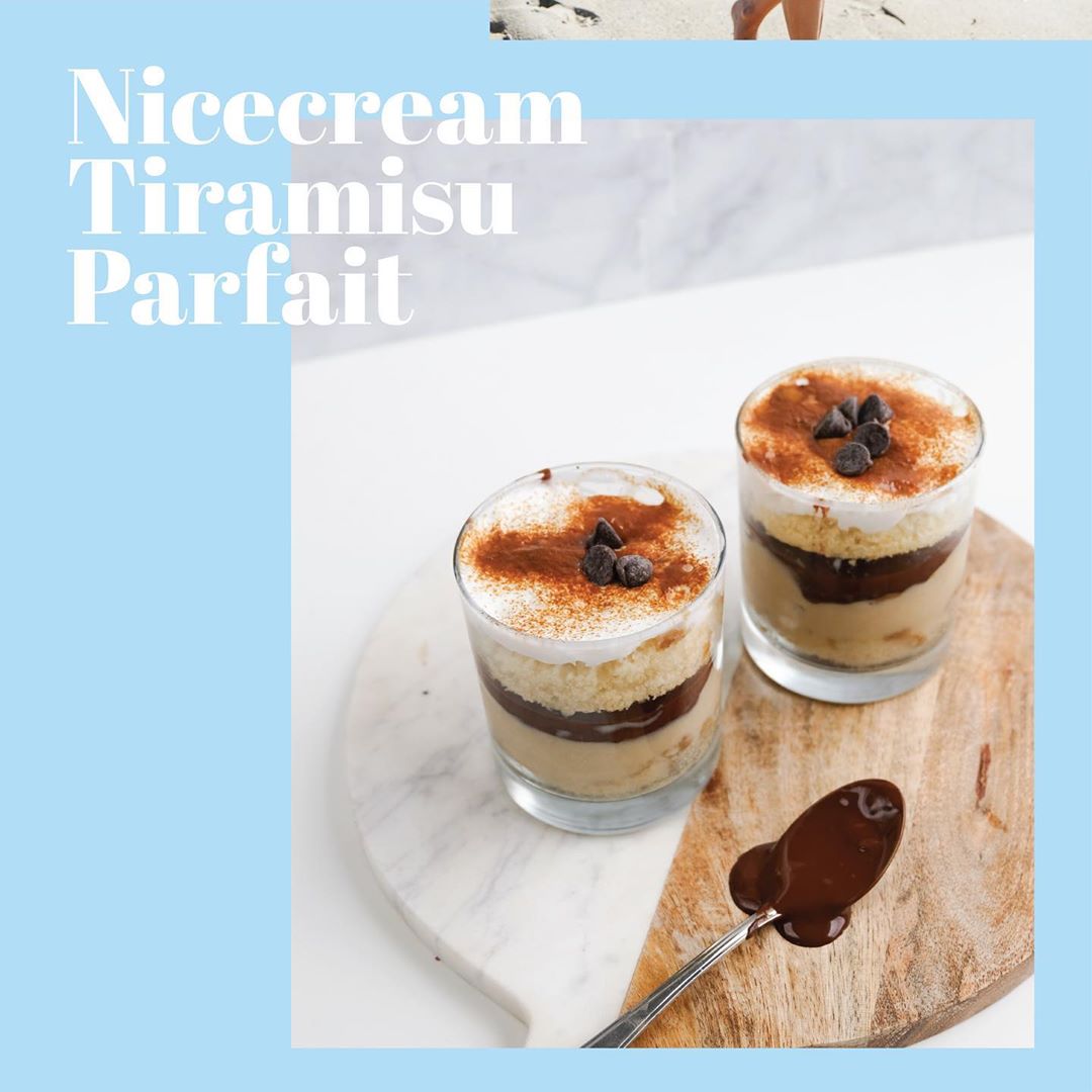 Vegan Tiramisu with Banana Nicecream Twist