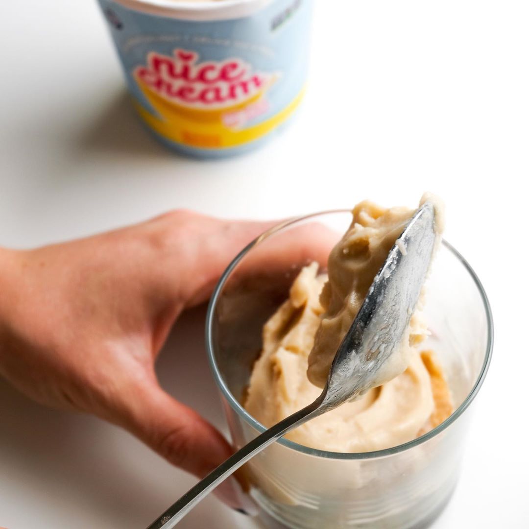Vegan Tiramisu with Banana Nicecream Twist