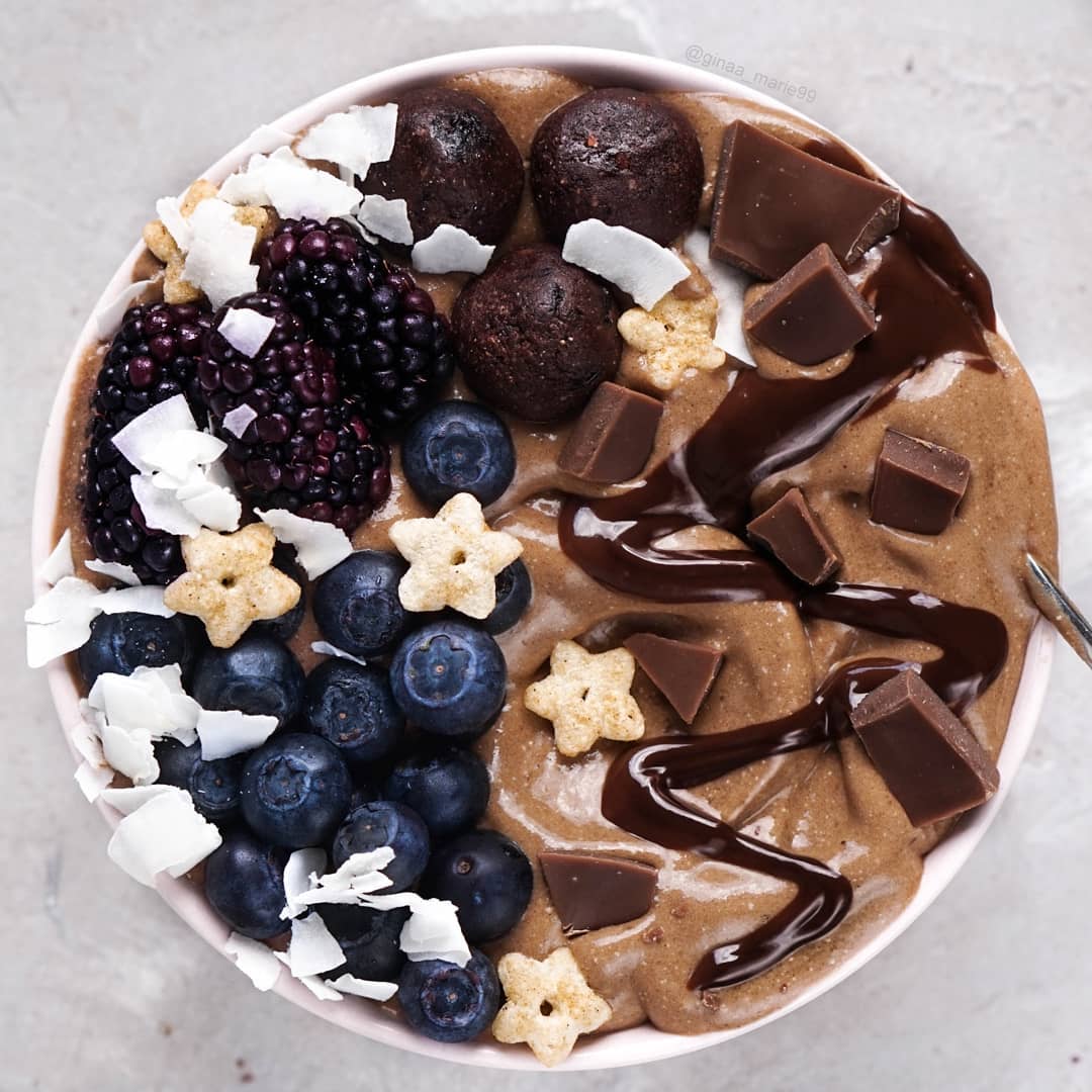 Mocha Nice Cream with Bananas and Protein