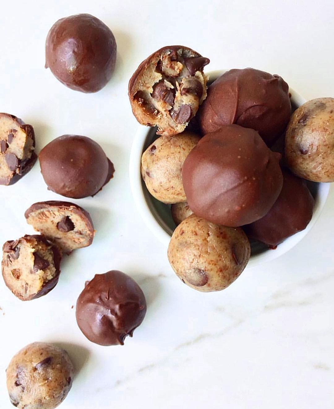 No Bake Cookie Dough Balls