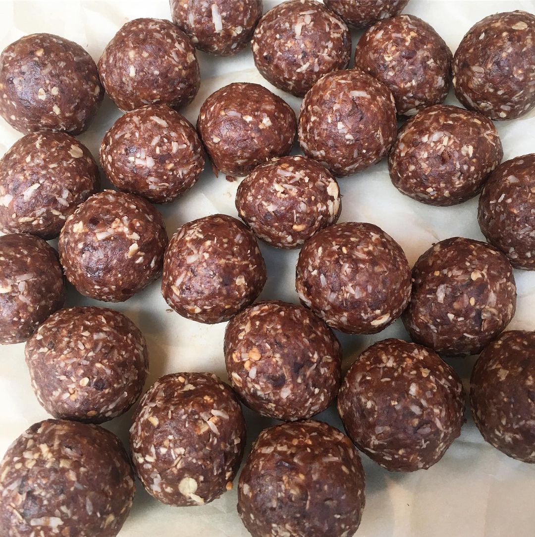 Peanut Butter Coconut Cacao Energy Balls