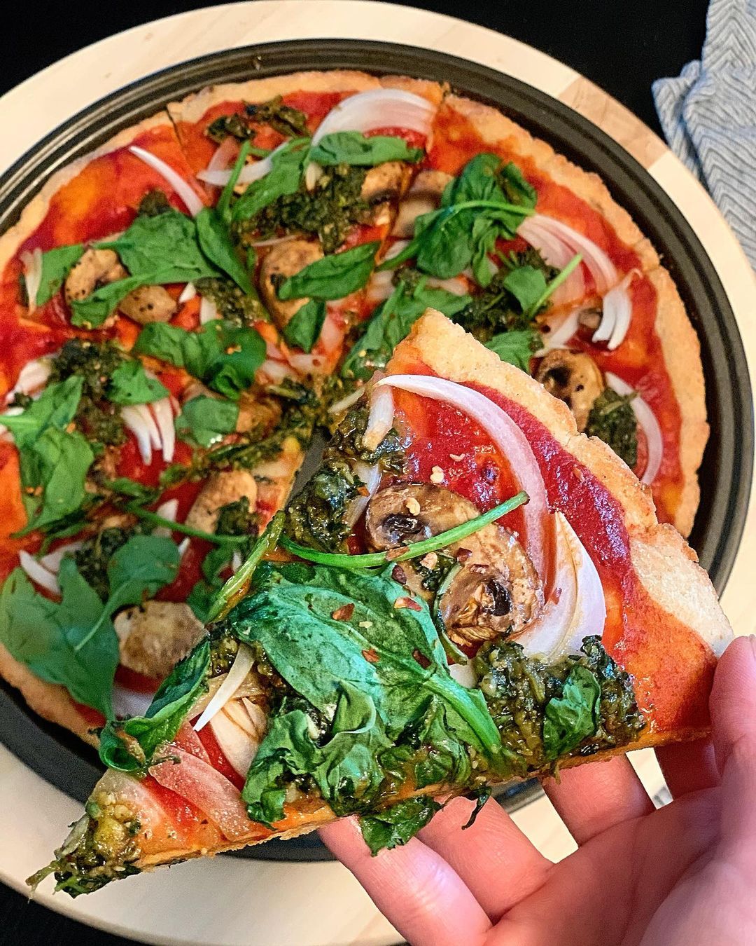 Vegan Gluten-Free Sourdough Pizza Crust