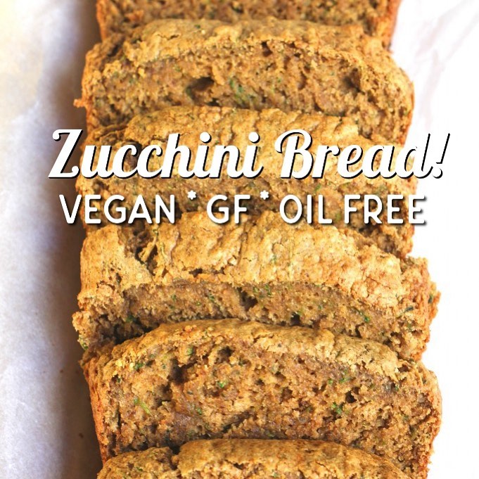 Vegan Oil-Free Zucchini Bread