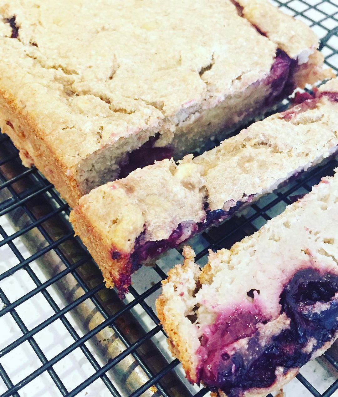 Thick and Gooey Banana Cherry Bread