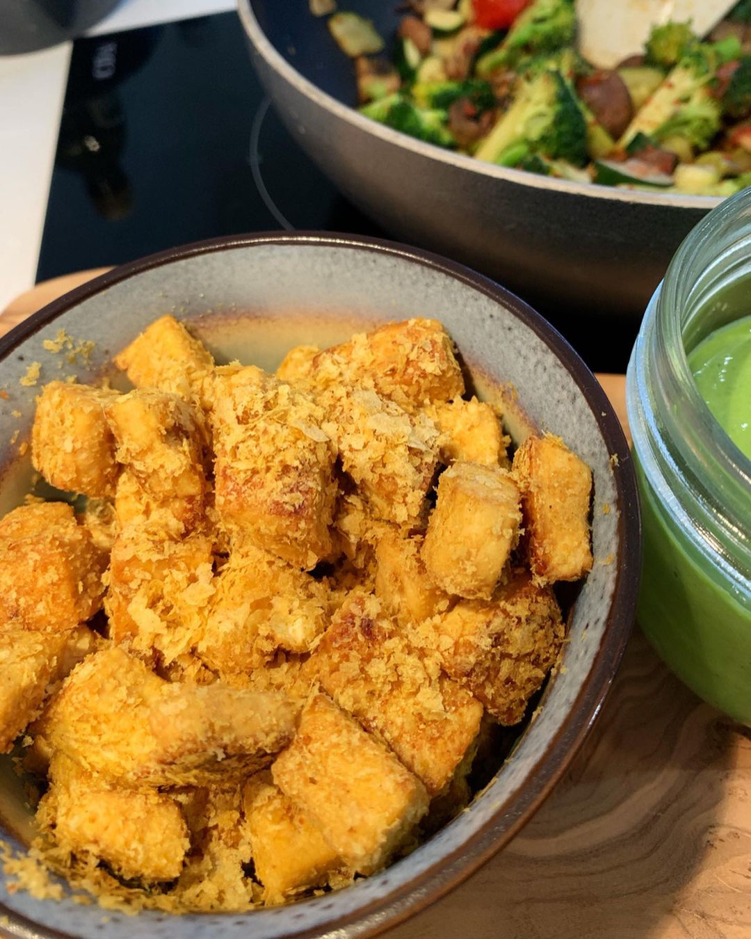 Cheesy Tofu Bites Quick Snack Option