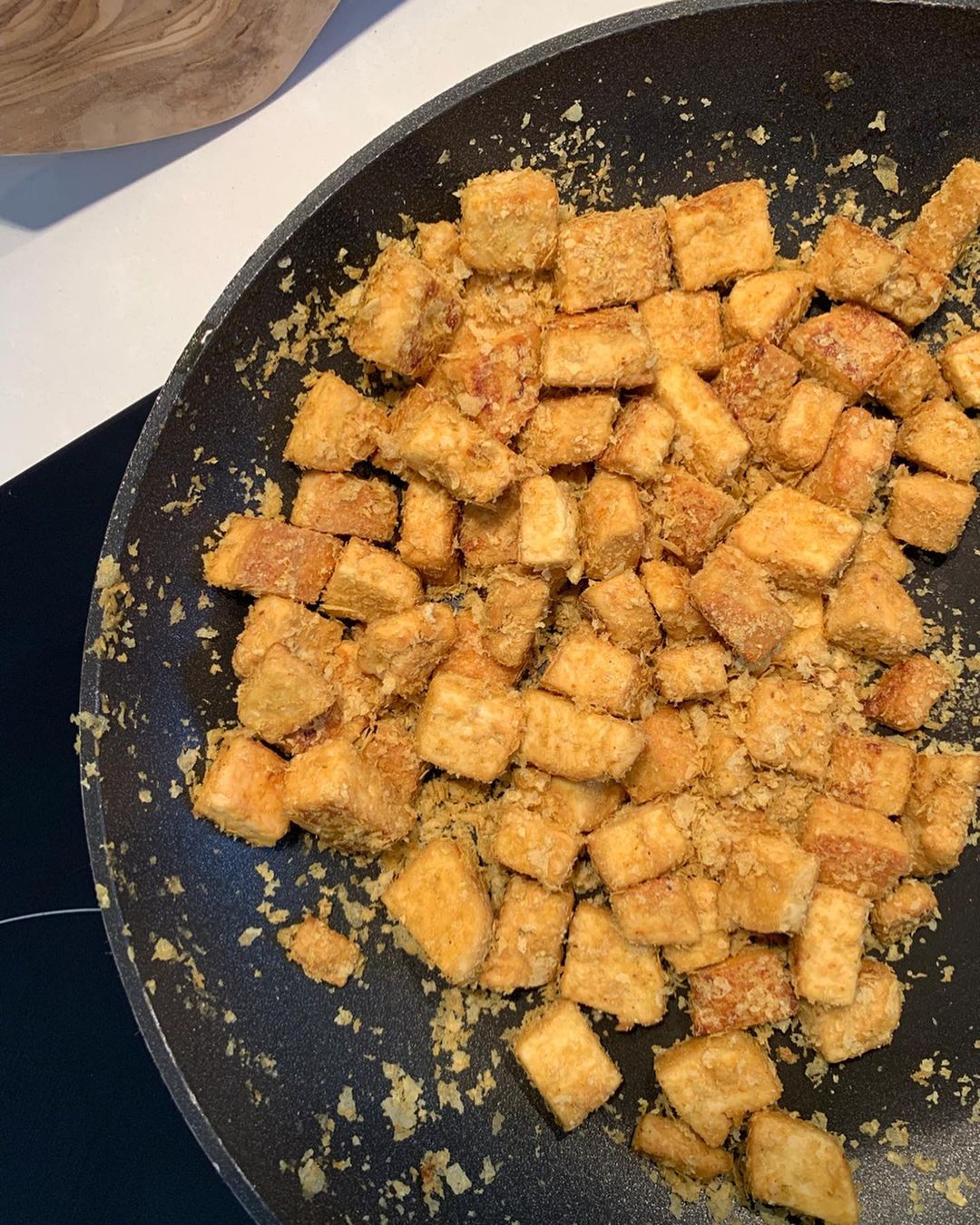 Cheesy Tofu Bites Quick Snack Option