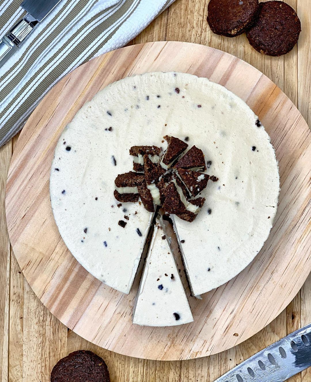 Vegan Oreo Cheesecake with Protein