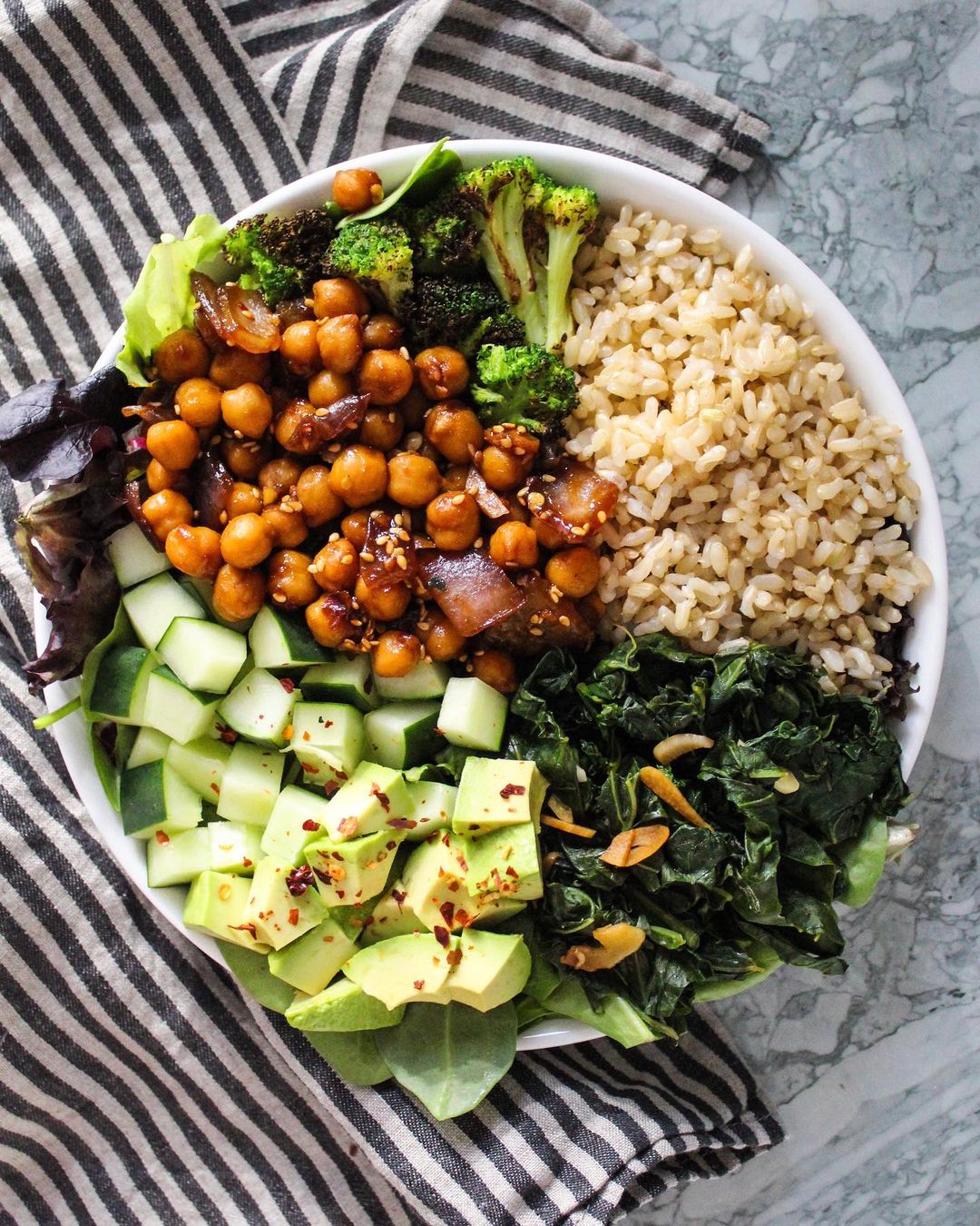 Chili Garlic Chickpeas