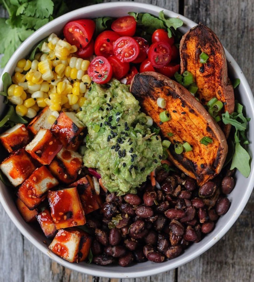 Stuffed Sweet Potato Bowl