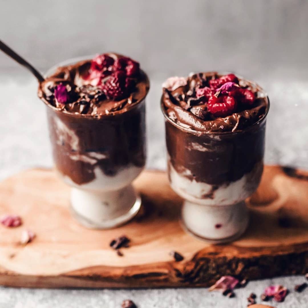 Chilled Chocolate Avocado Pudding