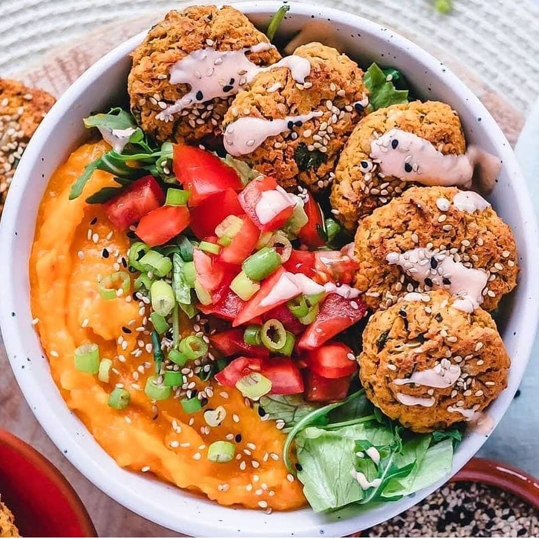 This Sweet Potato Falafel Bowl