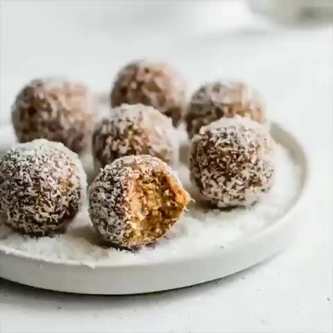 Caramel Coconut Bliss Balls