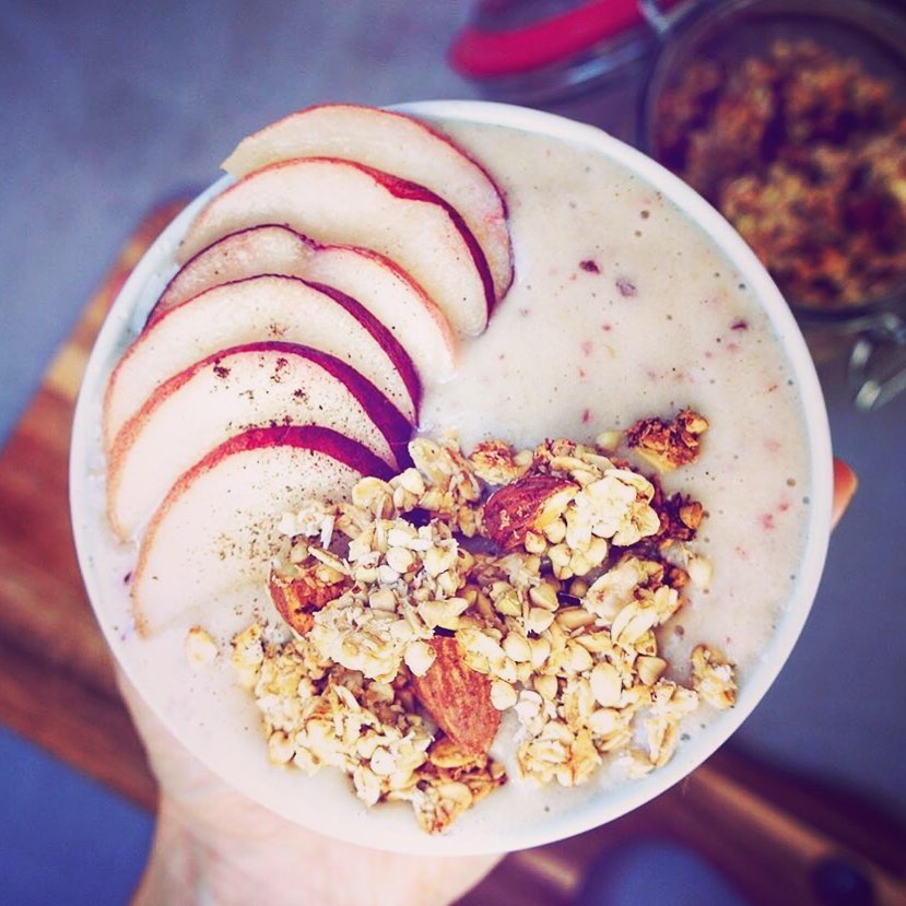 Fresh Fruity Banana Peach Smoothie