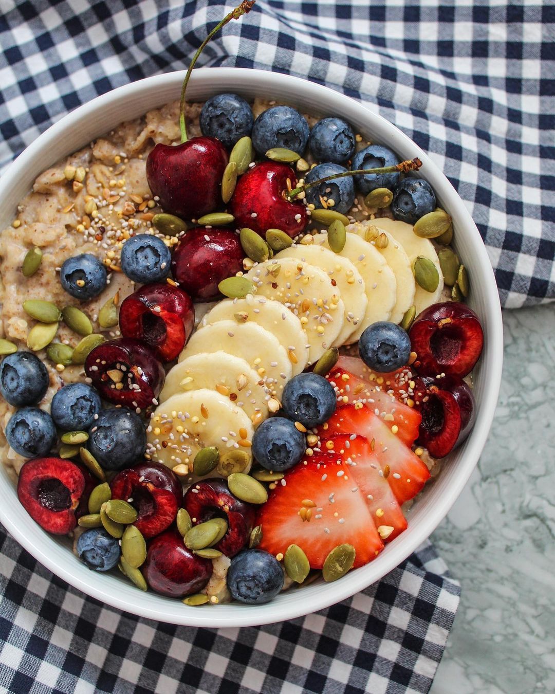Tasty Coconut Oats Dish with Fresh Banana and Spices