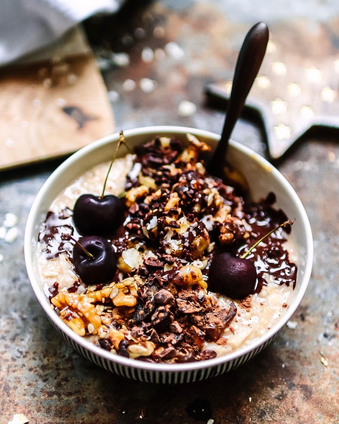 Cinnamon and Coconut Chip Porridge