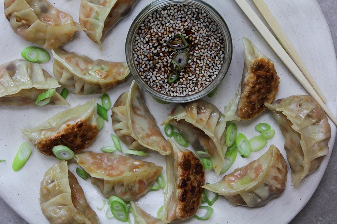 Homemade Dumplings with Mixed Vegetables