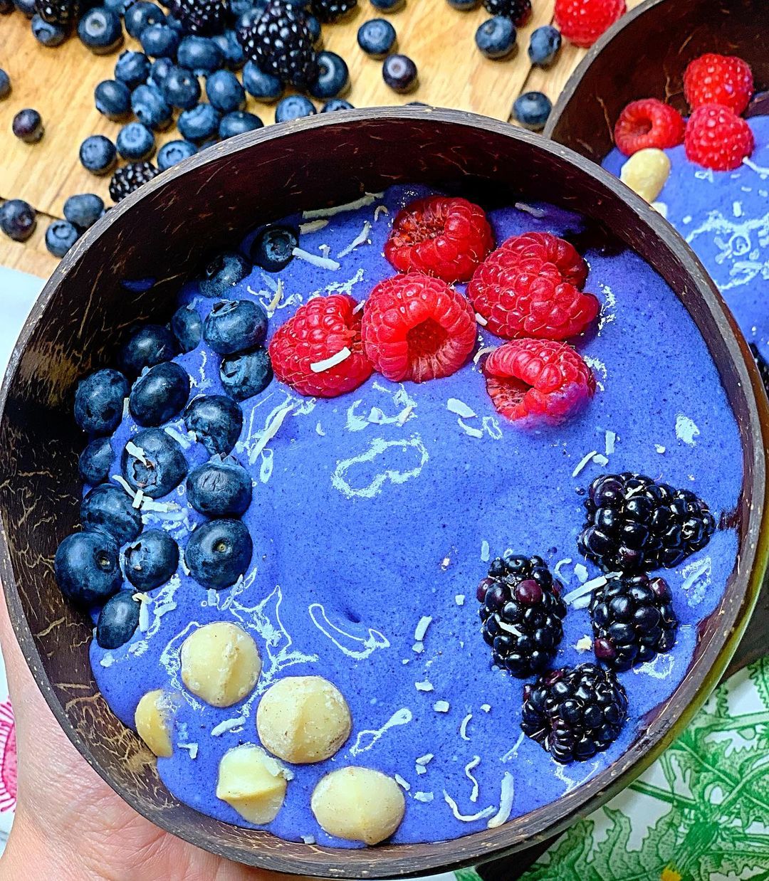 Vegan Blue Banana Sorbet