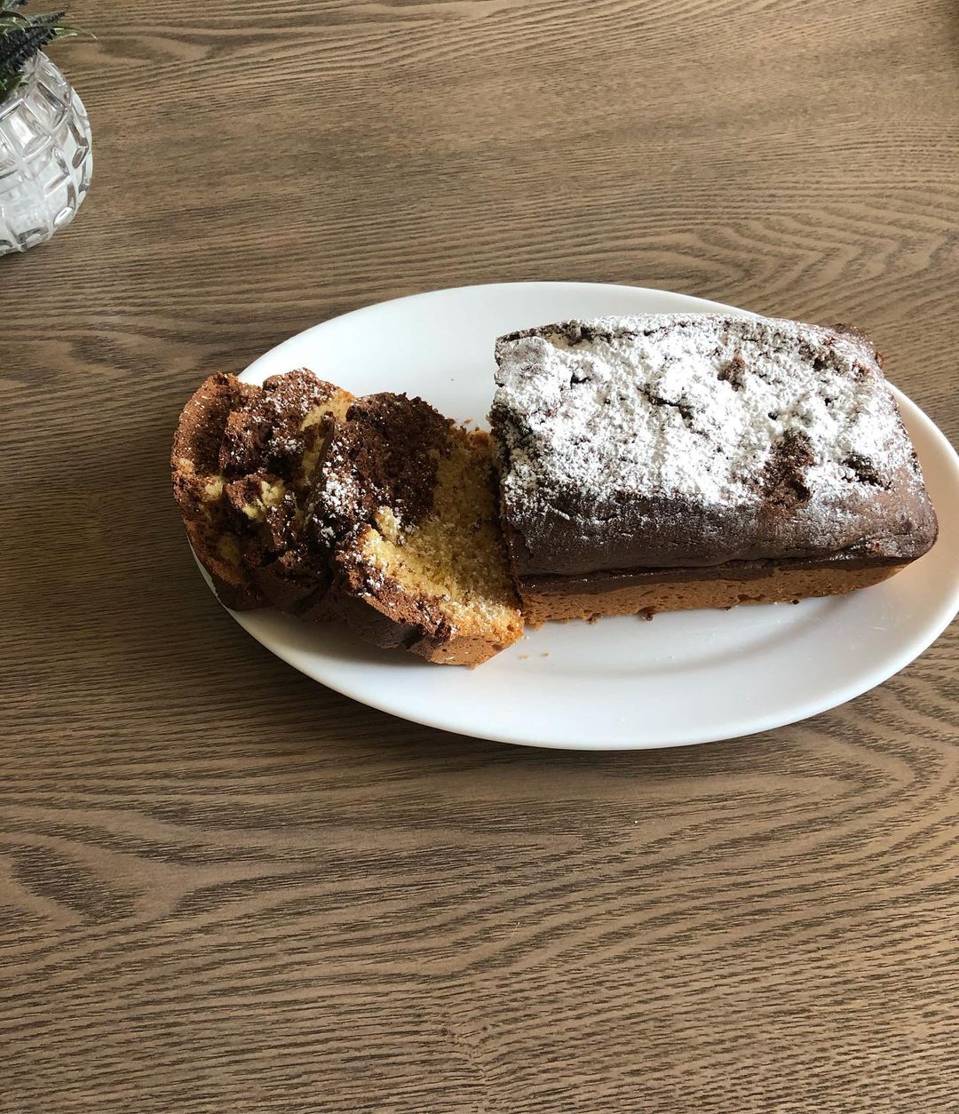 Chocolate and Vanilla Loaf Cake