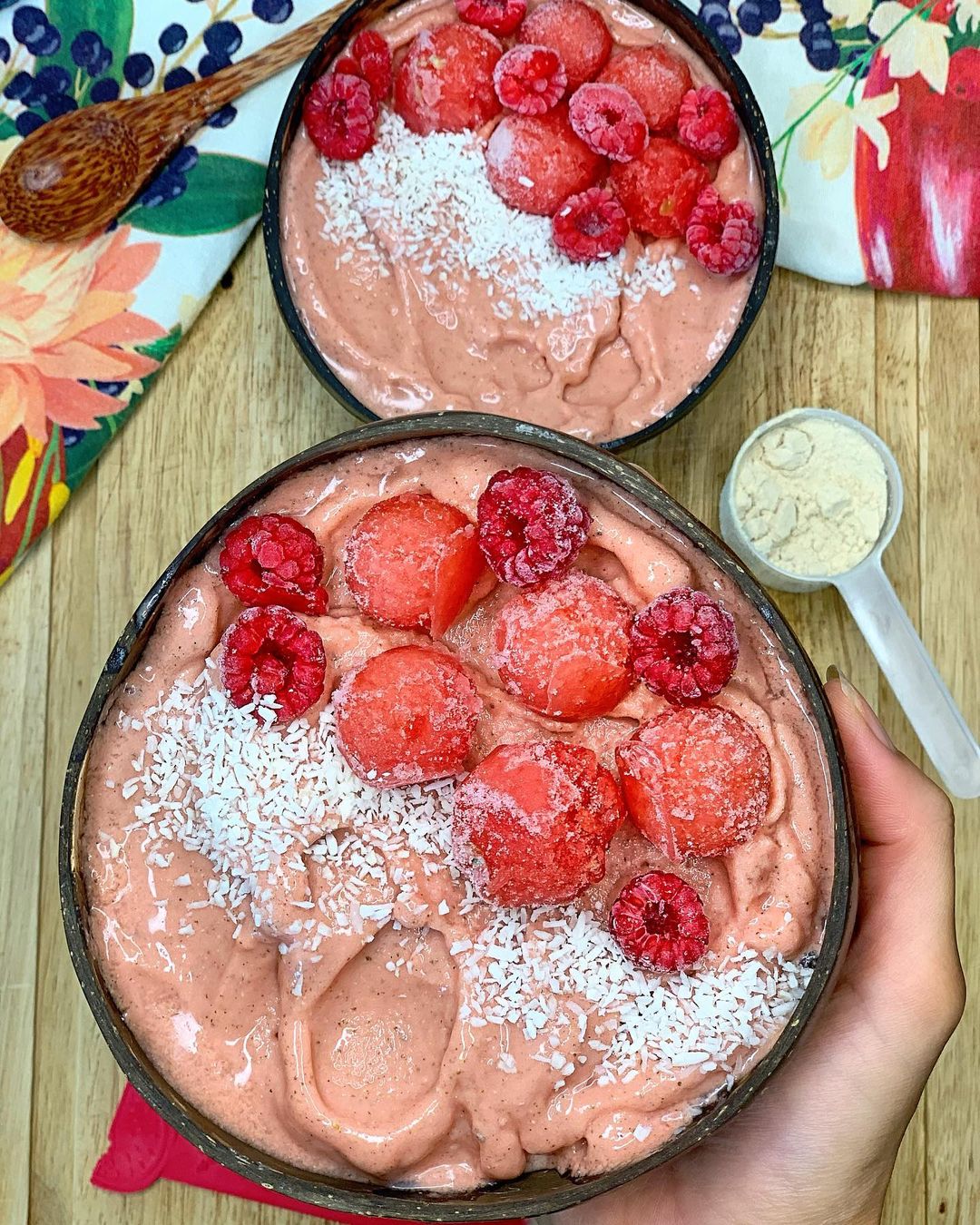 Refreshing Vegan Watermelon Smoothie Bowl