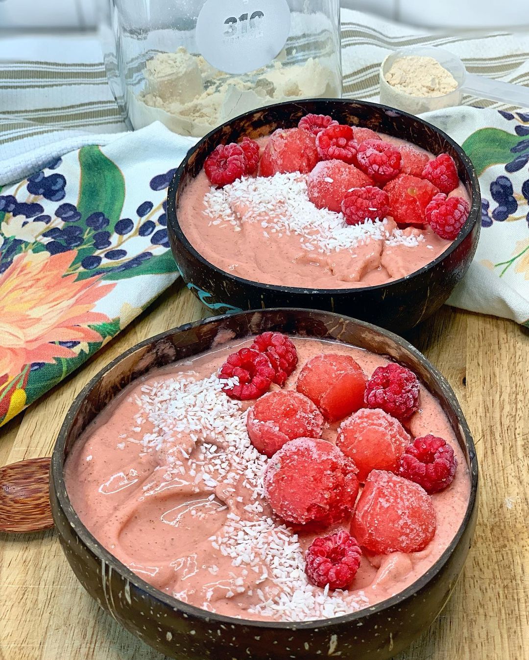 Refreshing Vegan Watermelon Smoothie Bowl