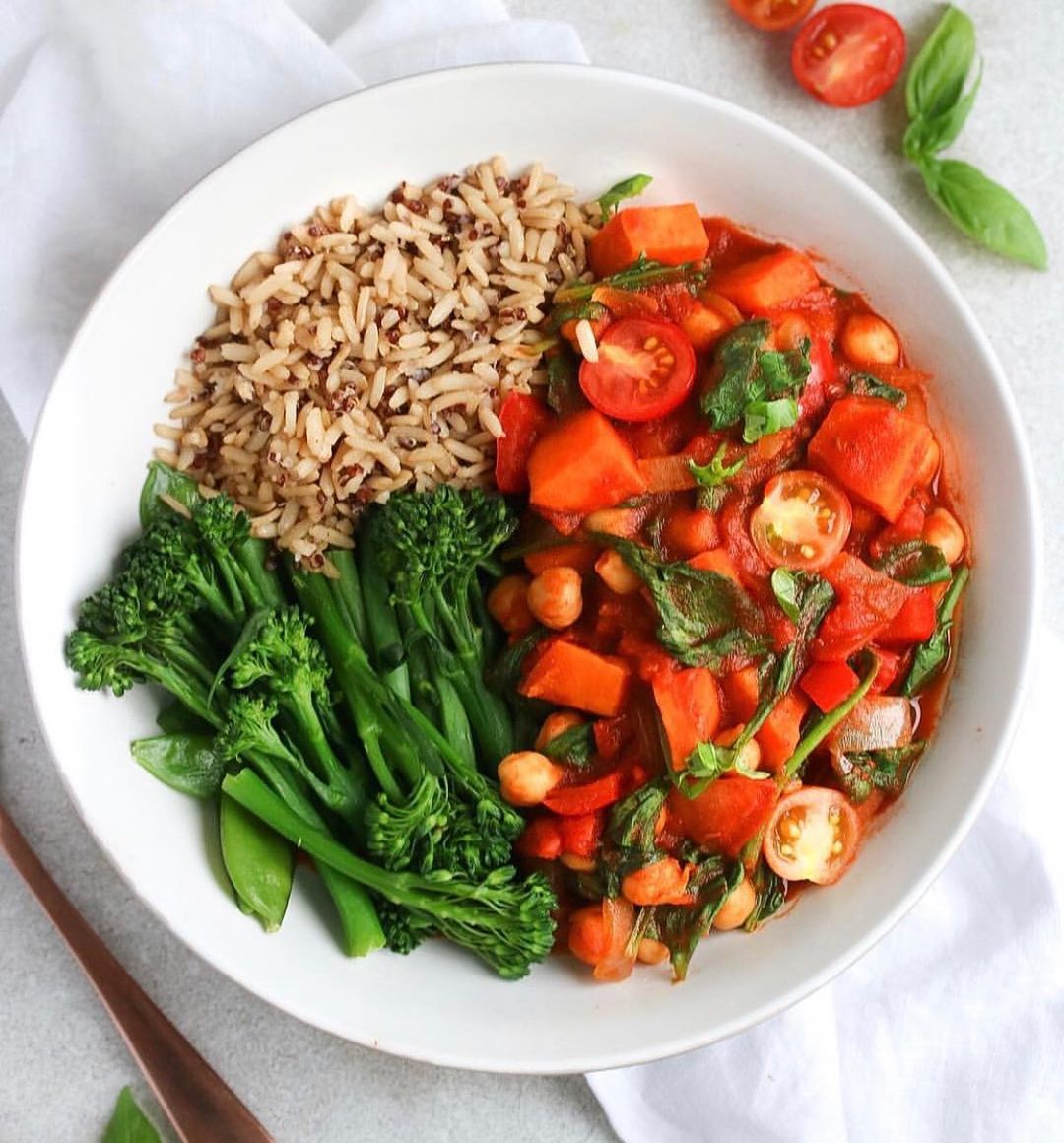 Quick Chickpea and Vegetable Stew