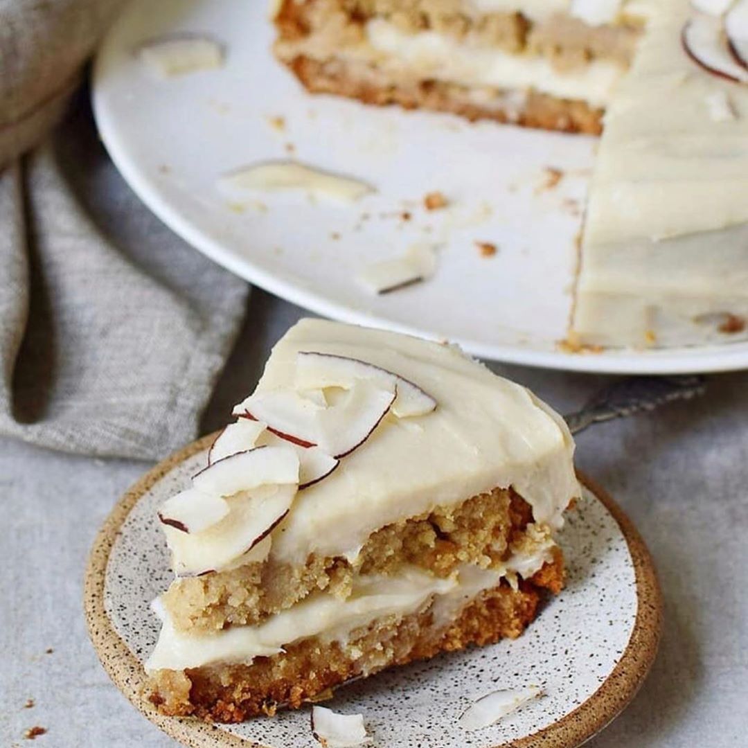 Homemade Vegan Coconut Cake