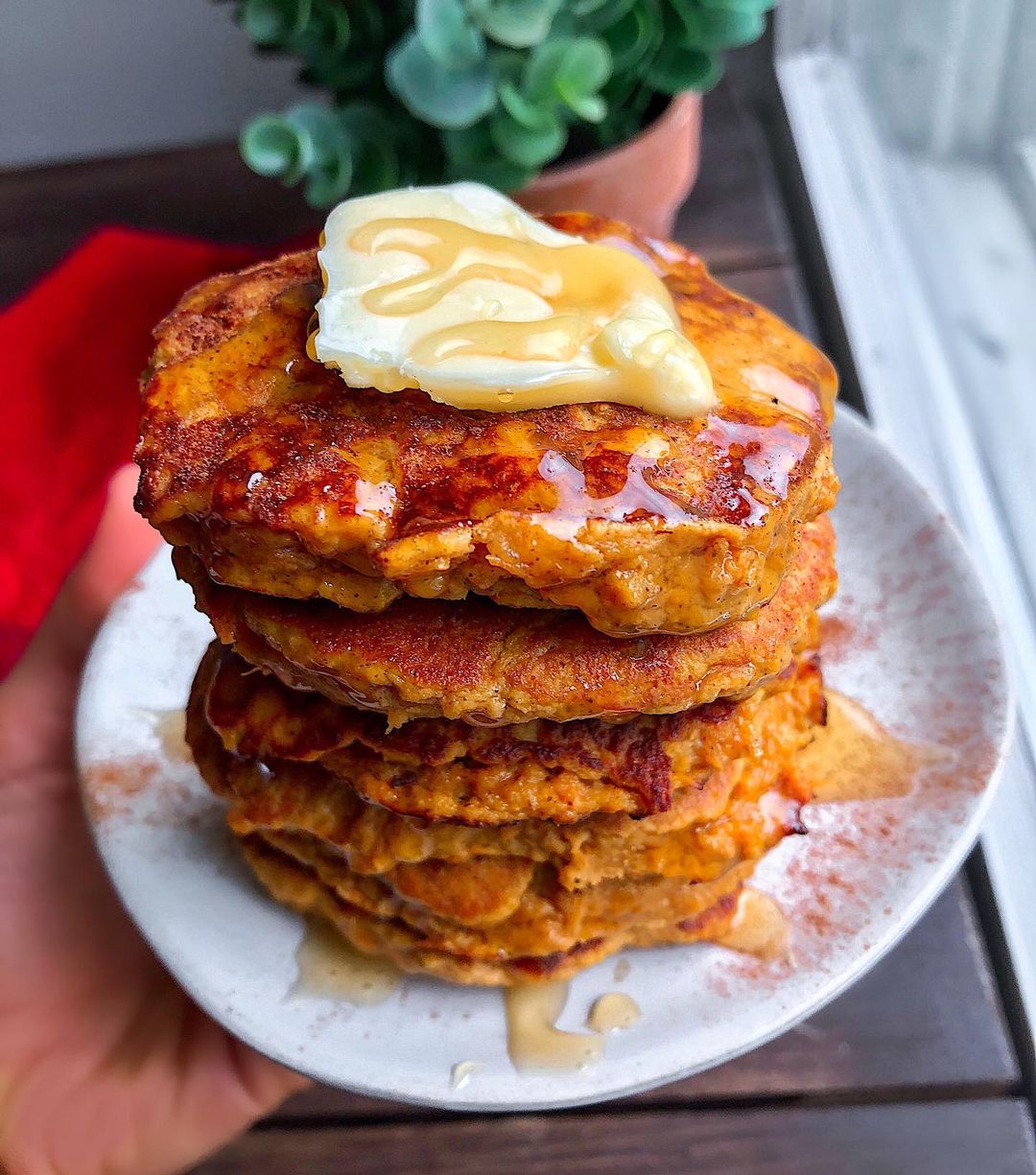 Quick and Easy Sweet Potato Pancakes