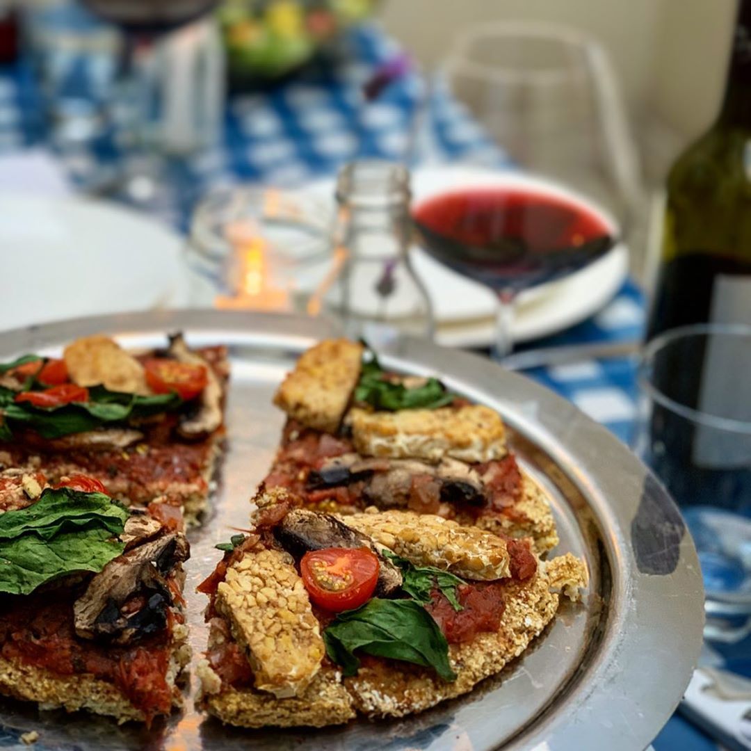 Vegan Cauliflower Pizza Crust