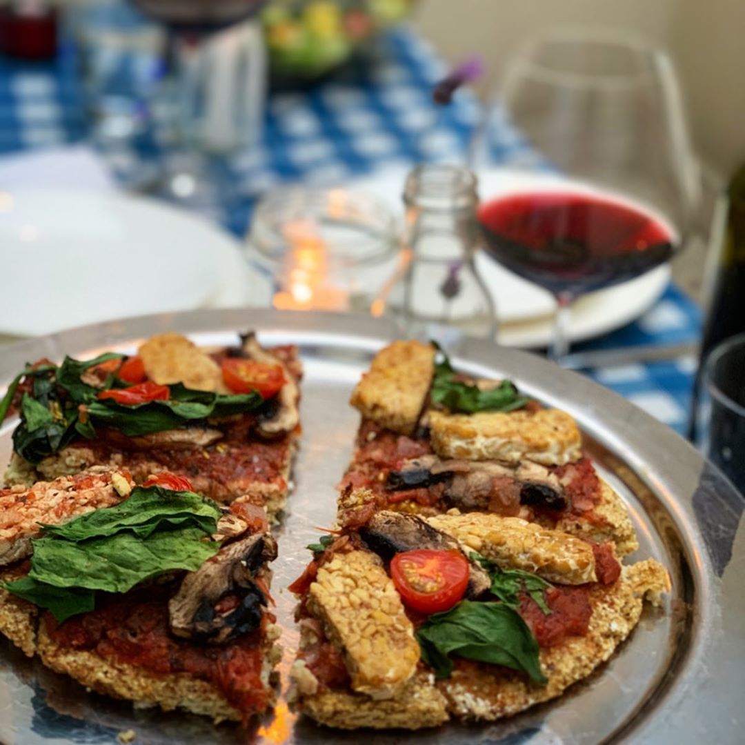 Vegan Cauliflower Pizza Crust