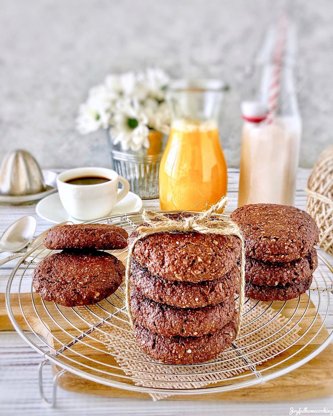 Zesty Orange Chocolate Cookies