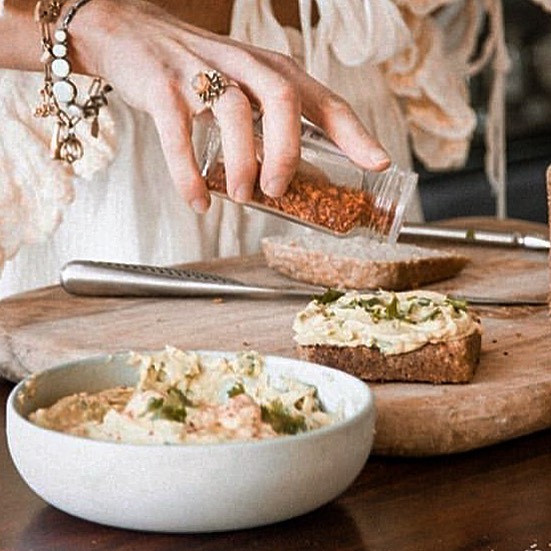 Avocado Tahini Whip with Garlic and Lime