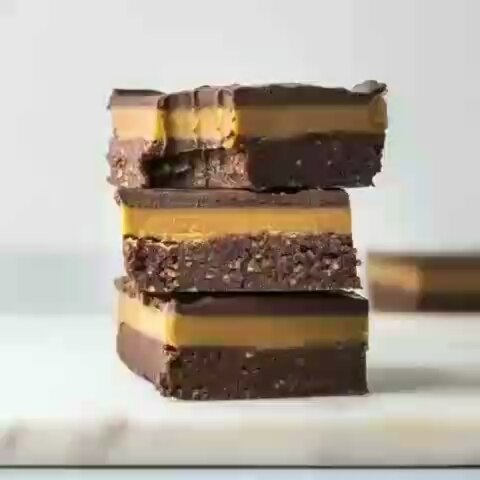 Vegan Salted Caramel Brownies