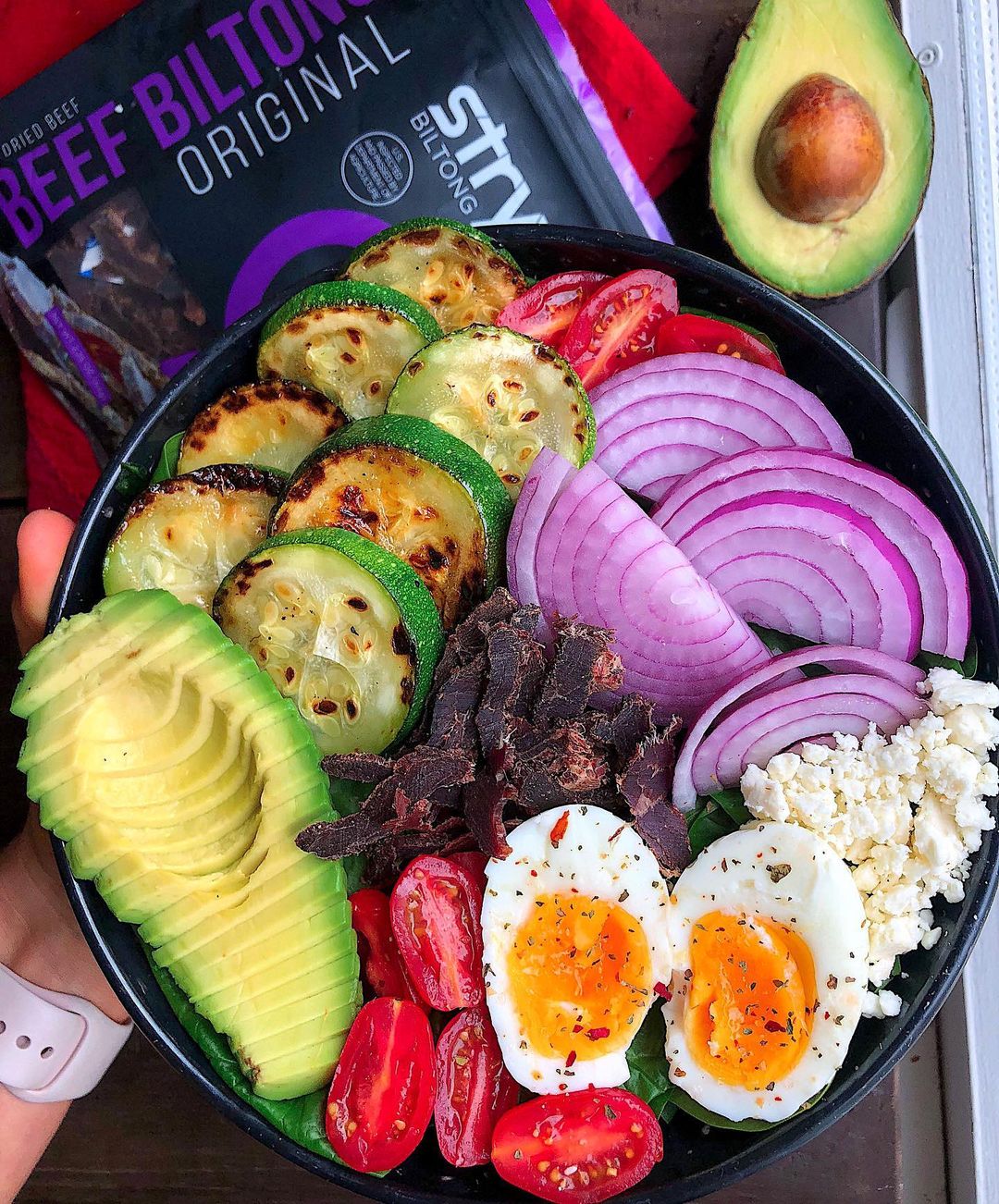 Easy Cobb Salad Bowl with Protein and Veggies