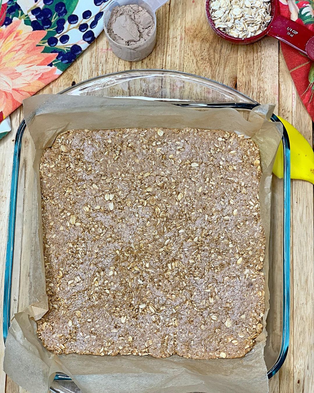 Raw Reese's Protein Granola Bars