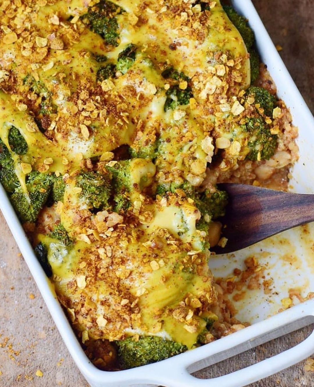 Vegan Broccoli Quinoa Casserole