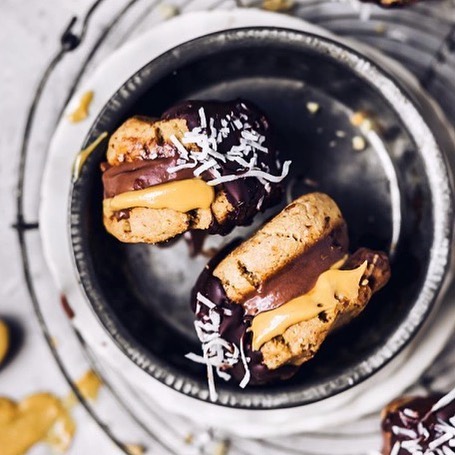 Five-Ingredient Chocolate-Coated Cookies