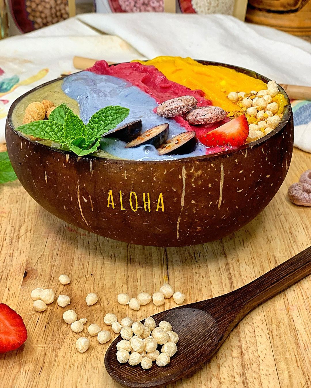 Rainbow Aloha Smoothie Bowl