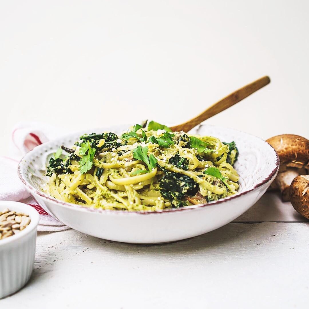 Easy Vegan Pesto Pasta