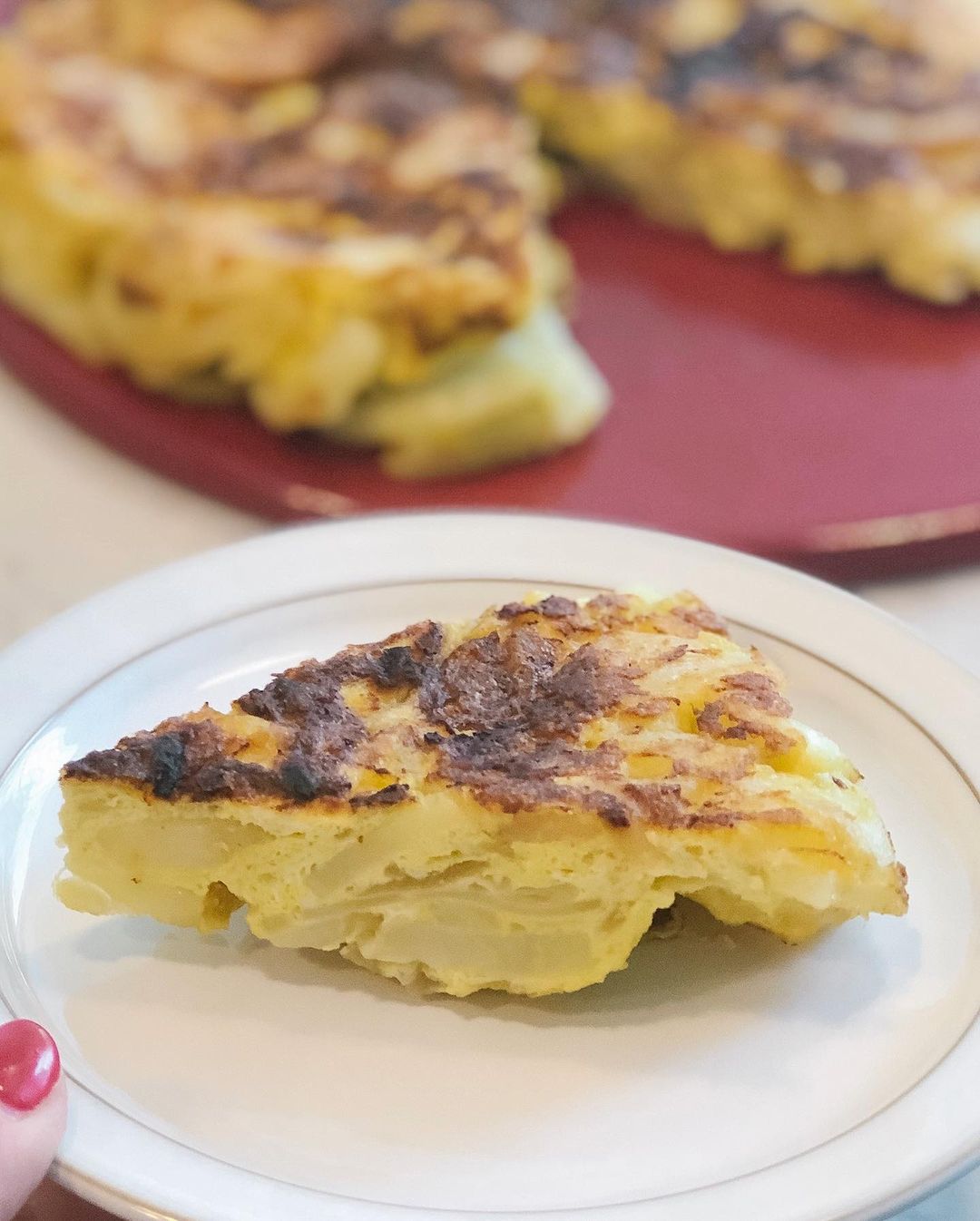Spanish Tortilla with Potatoes and Eggs