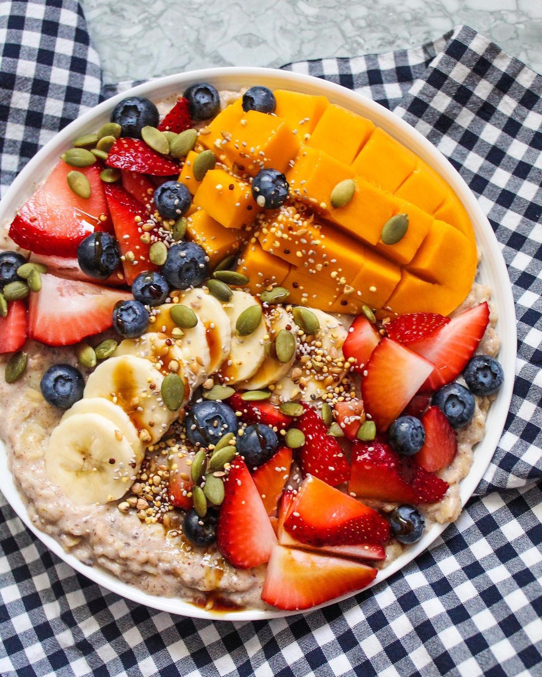 Ginger Oatmeal with Banana and Almond Milk