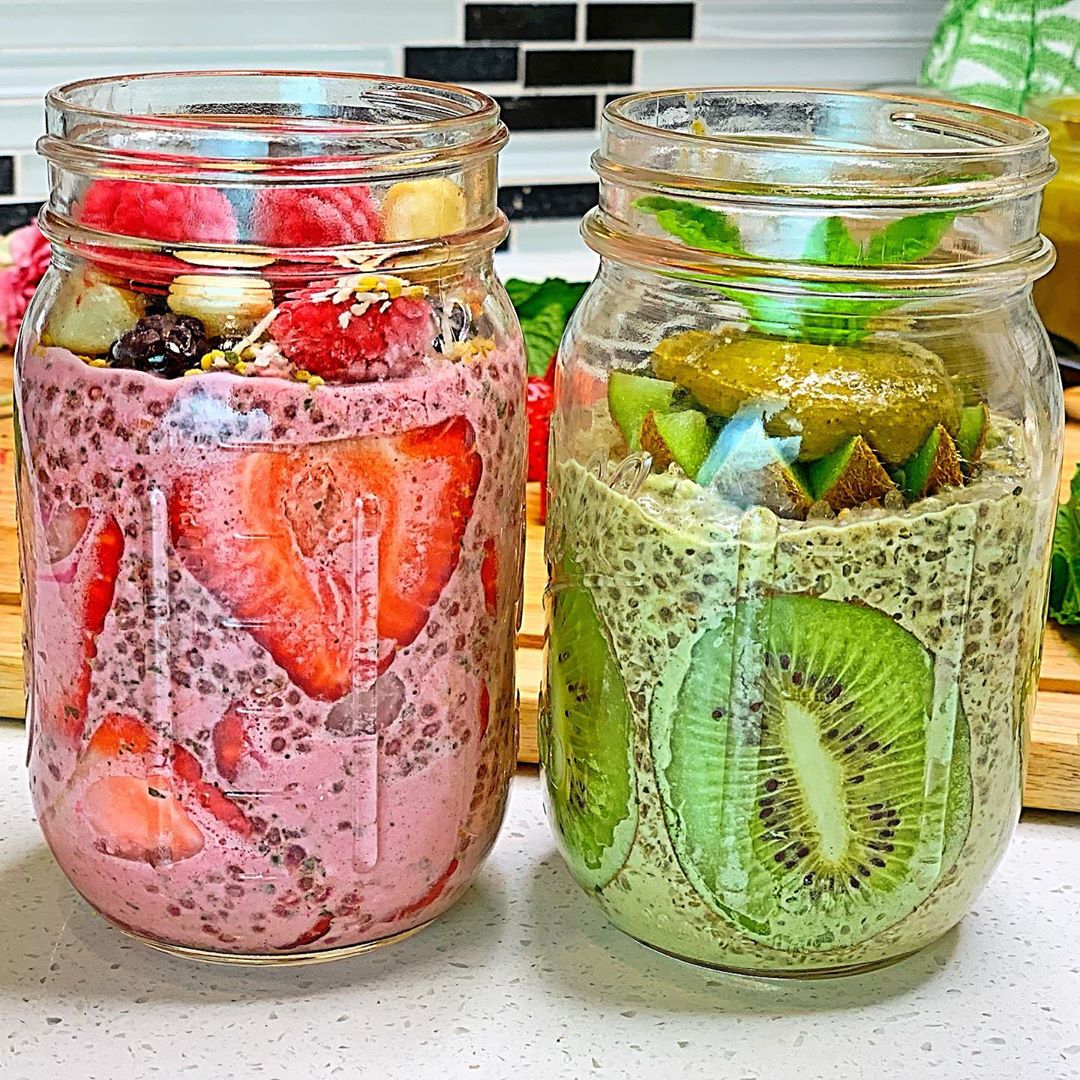 Easy Chia Pudding Breakfast with Fruit Flavors