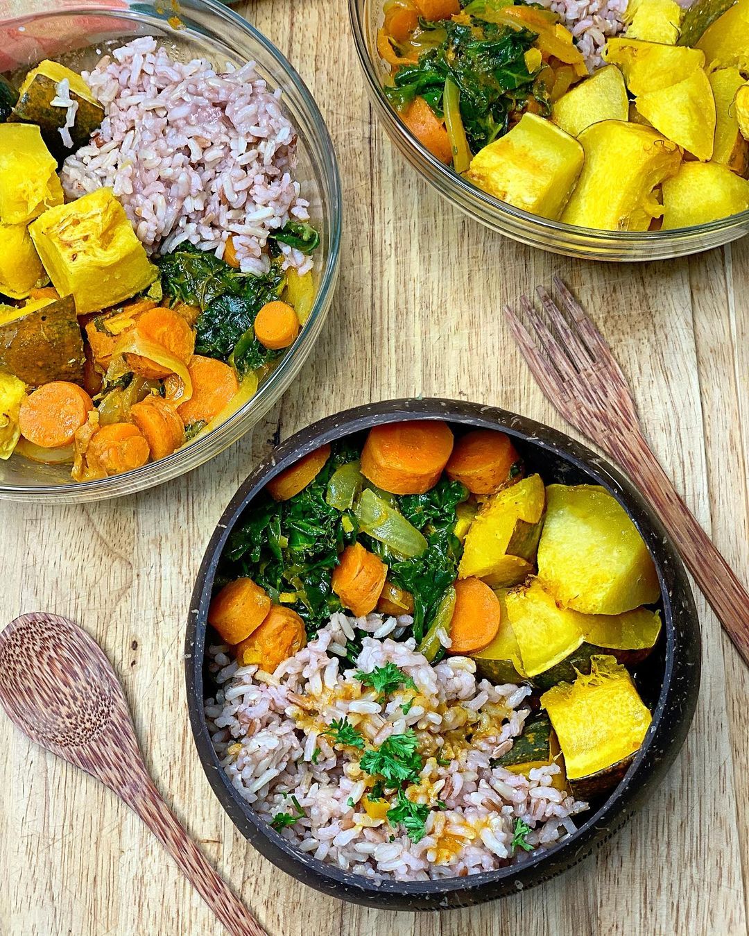 Vegan Coconut Curry with Vegetables