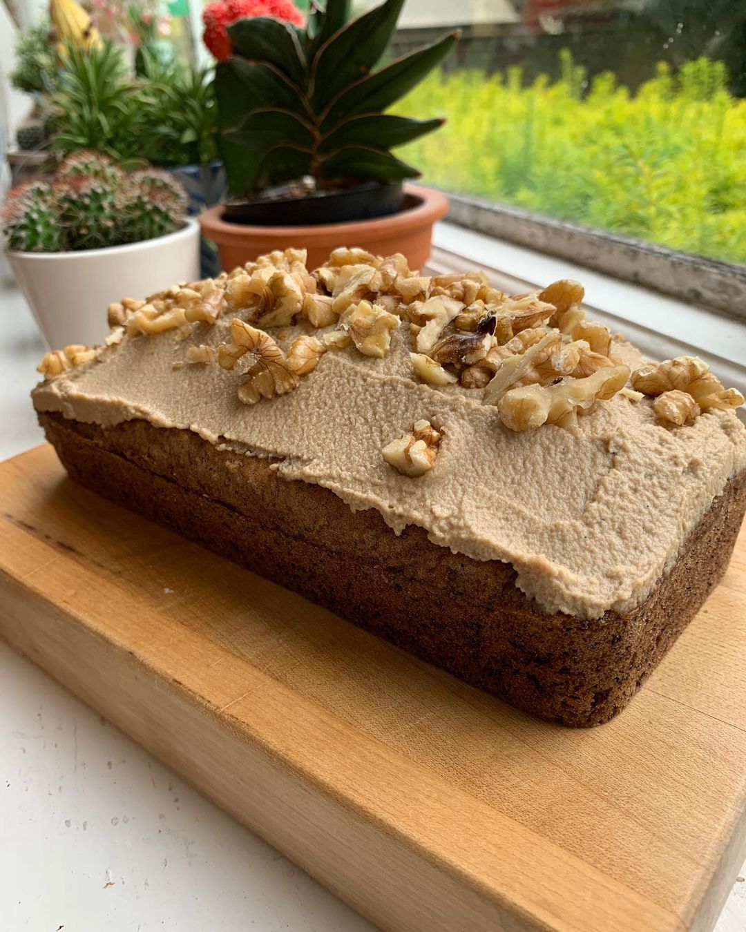Vegan Coffee Walnut Cake