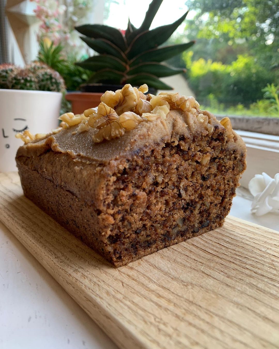 Vegan Coffee Walnut Cake