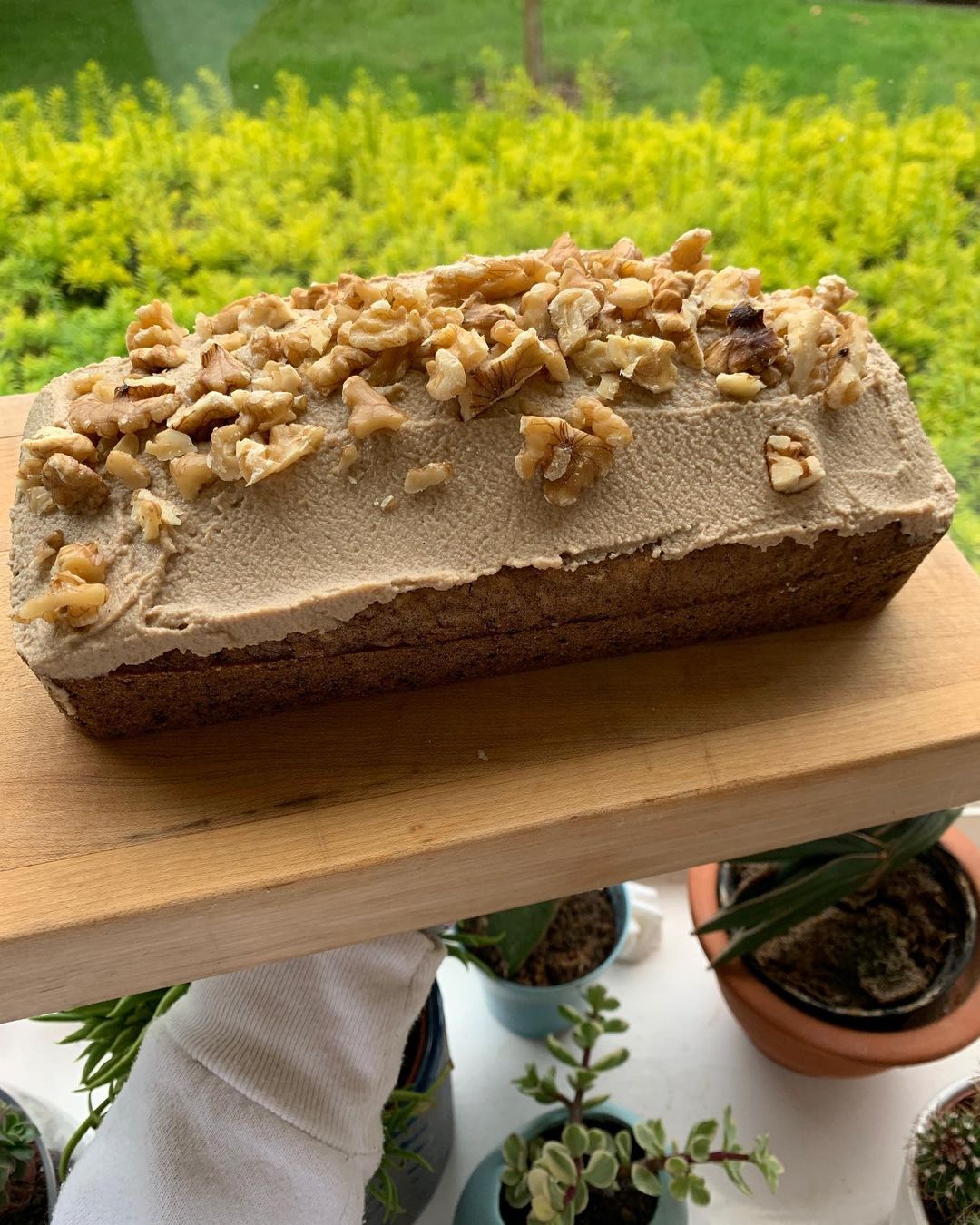 Vegan Coffee Walnut Cake