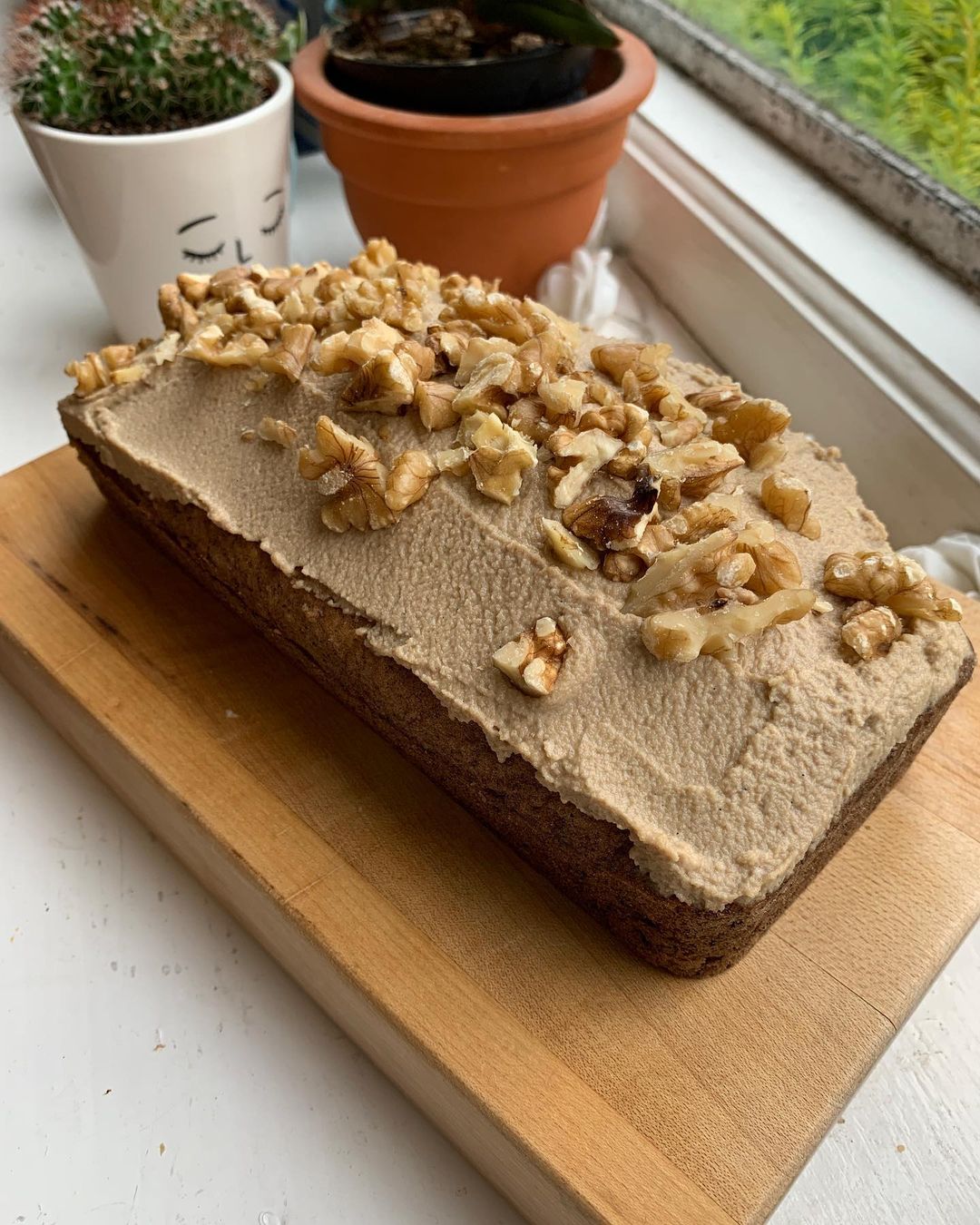 Vegan Coffee Walnut Cake