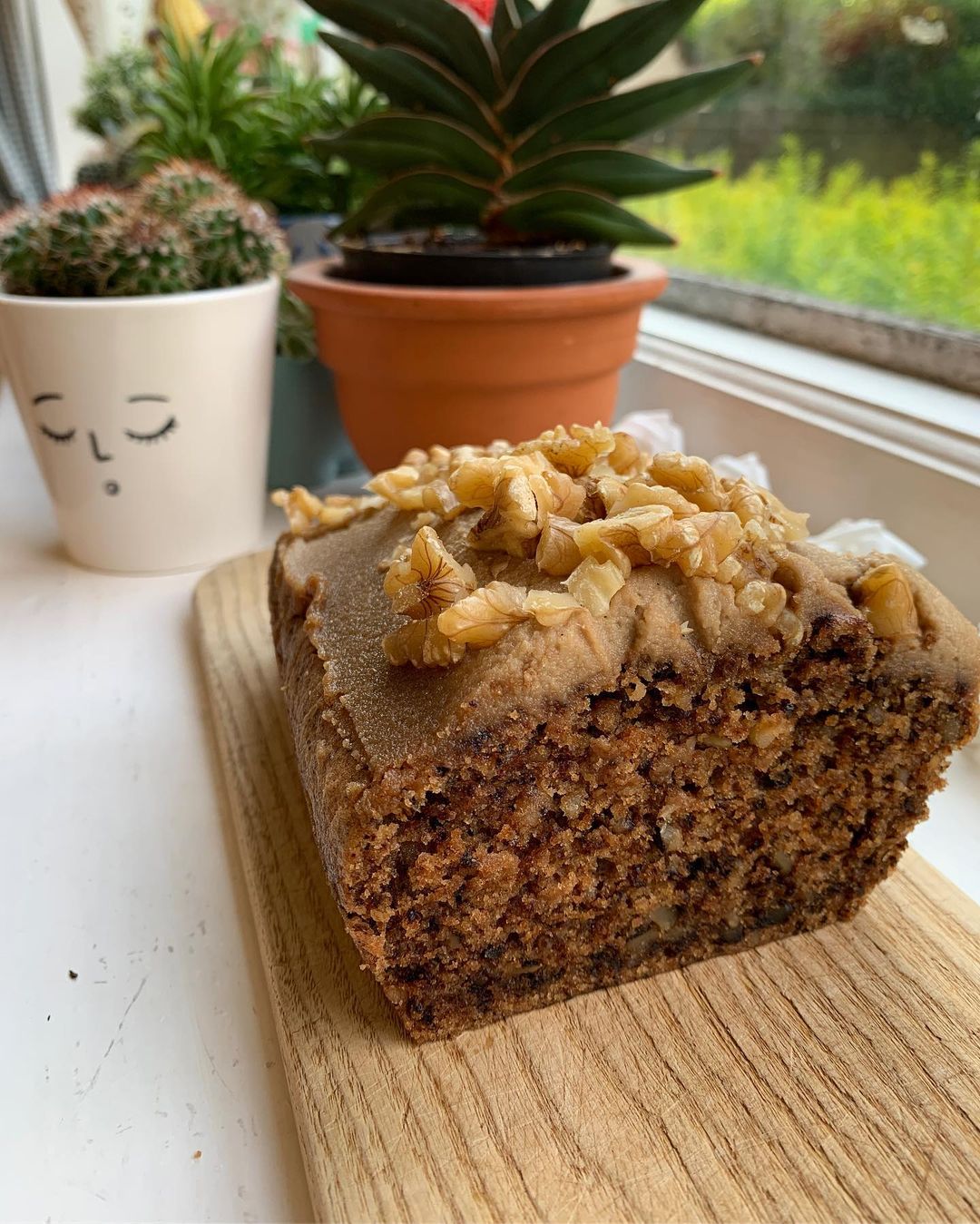 Vegan Coffee Walnut Cake